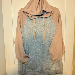 American Eagle Outfitters Color Block Hoodie